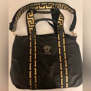 Versace Parfums Medusa Faux Leather Tote